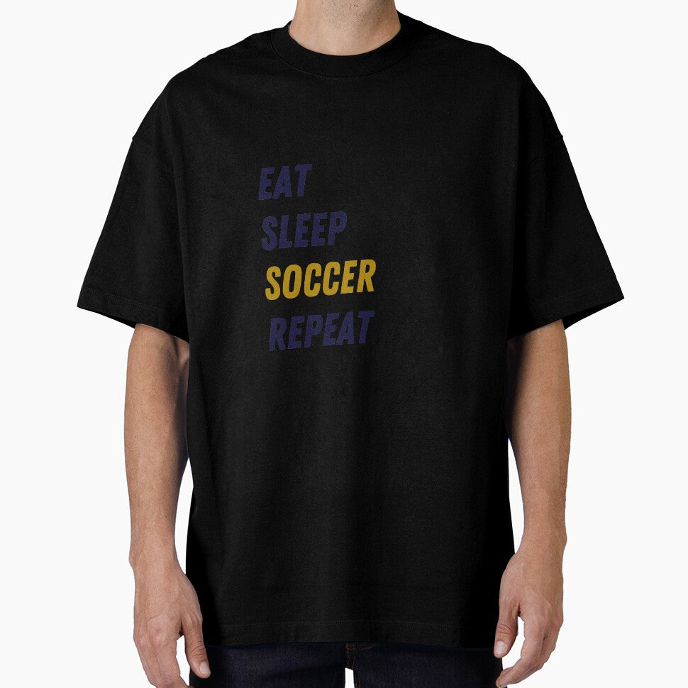 Eat sleep soccer repeat by DeltaDesigns037