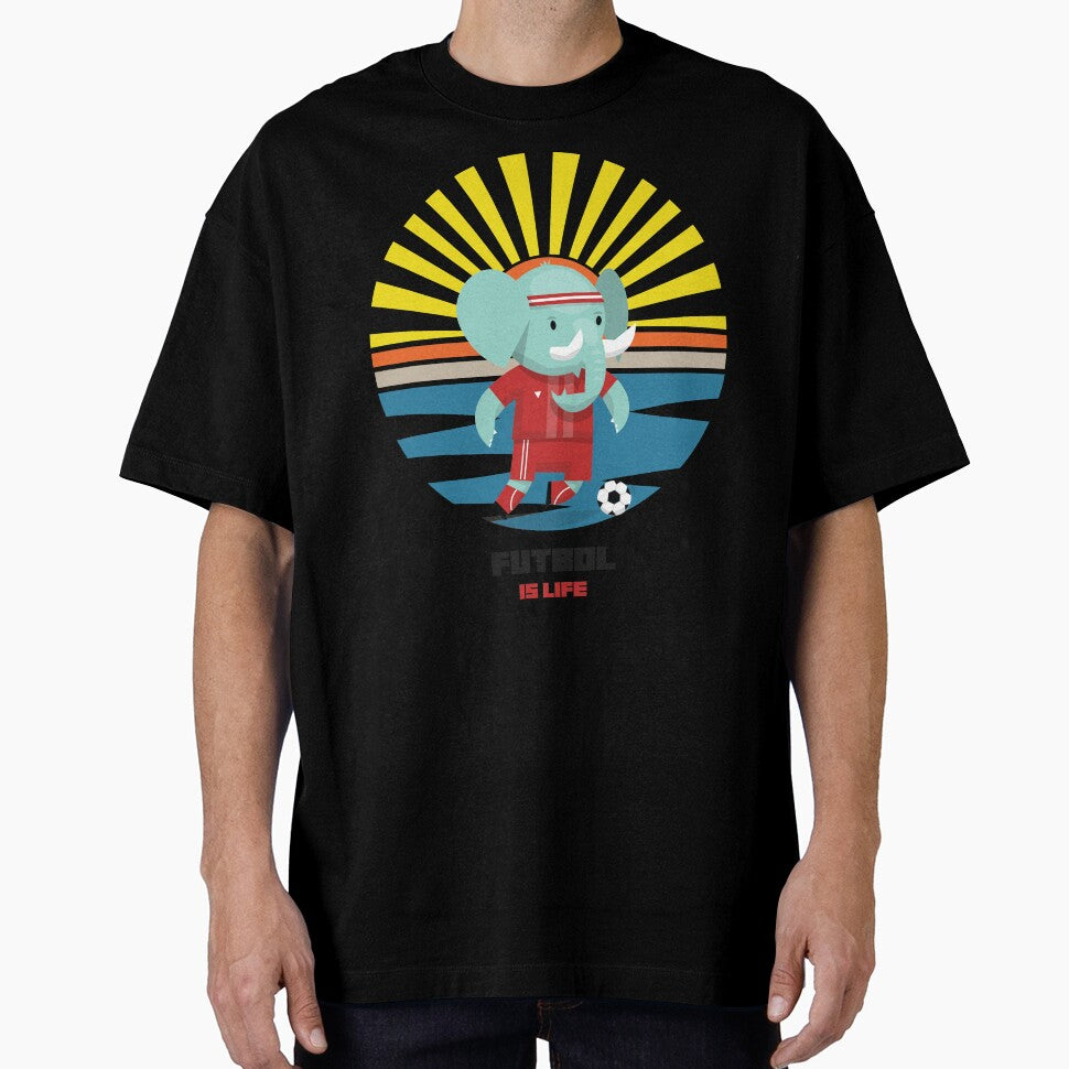 Futbol Is Life Elephant Soccer Star by TheWildFlix