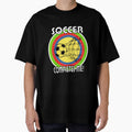 Soccer Completes Me / Football Design on a Green Red White Blue Yellow Circles by ThisNThatImages