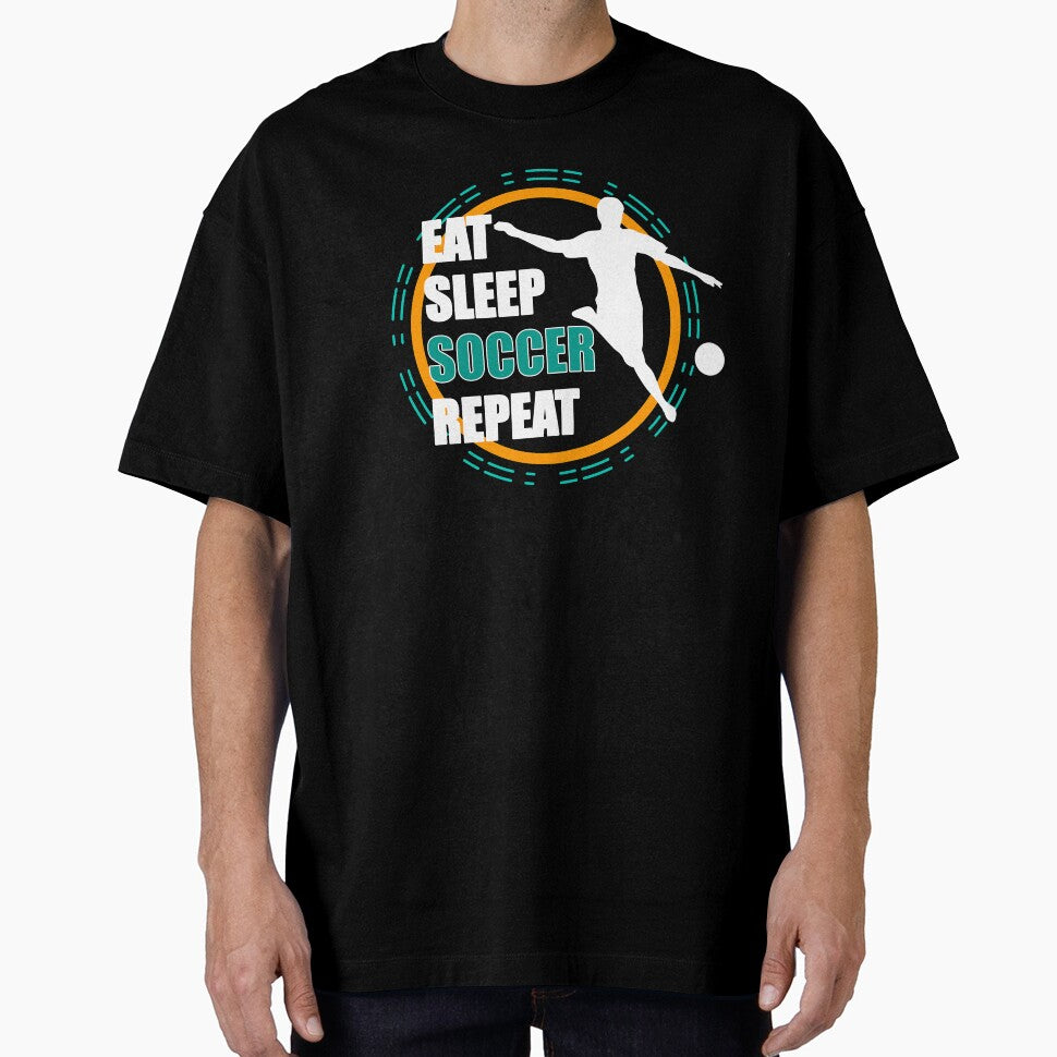 Eat sleep soccer repeat by blikonie