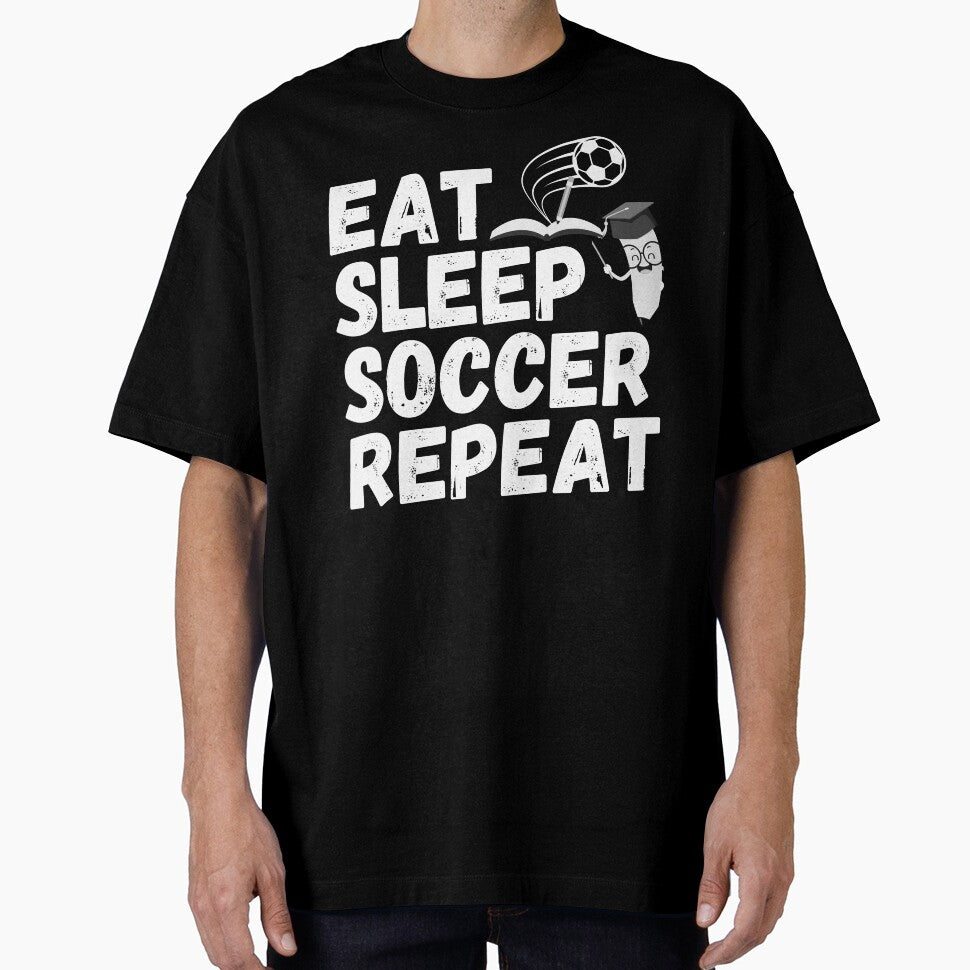 Teaching All Day, Soccer Game All Night, EAT SLEEP SOCCER REPEAT, Educator's Handbook to Soccer Passion by NADIASHOP86