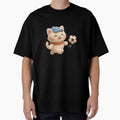 Cute Soccer Cat Kawaii Animal Sticker by Siti Hoiriyah