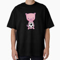 Cute Pig holding soccer ball by ijdesigns