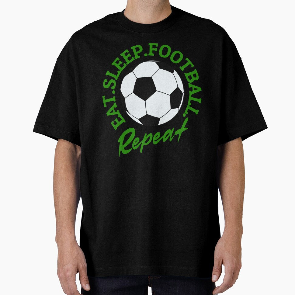 Eat Sleep Football Repeat by ZeptepiTrends