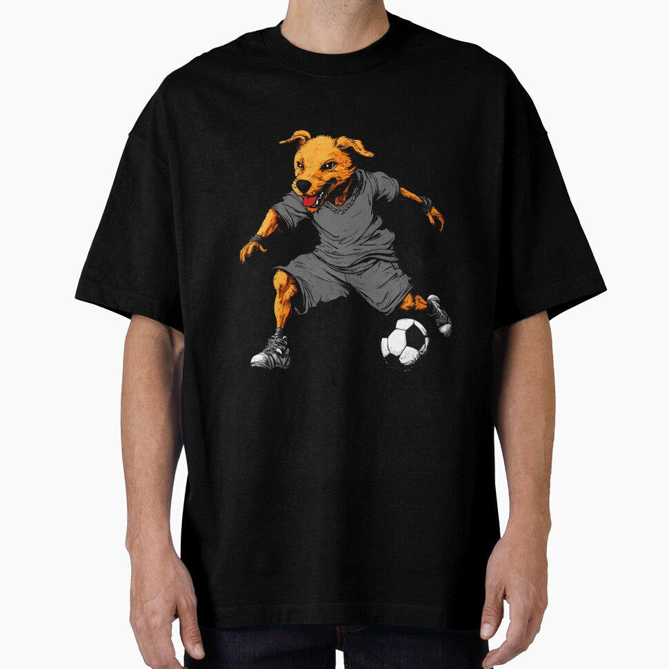 Footballer dog by Soulskier