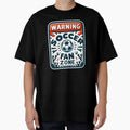 Warning Soccer Fan Zone Funny Football Lover Gift for Game Day Fans by CyfroweMysli