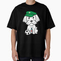 Soccer Player White dog by Pet Station
