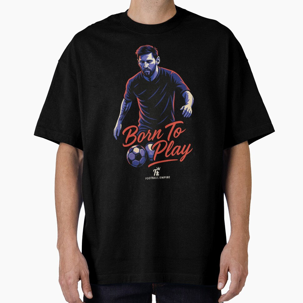 Born to Play – Messi-Inspired Football Art by Football Empire