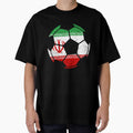 Iran Soccer Ball Flag Jersey Iranian Football Fan by EIMgraphic
