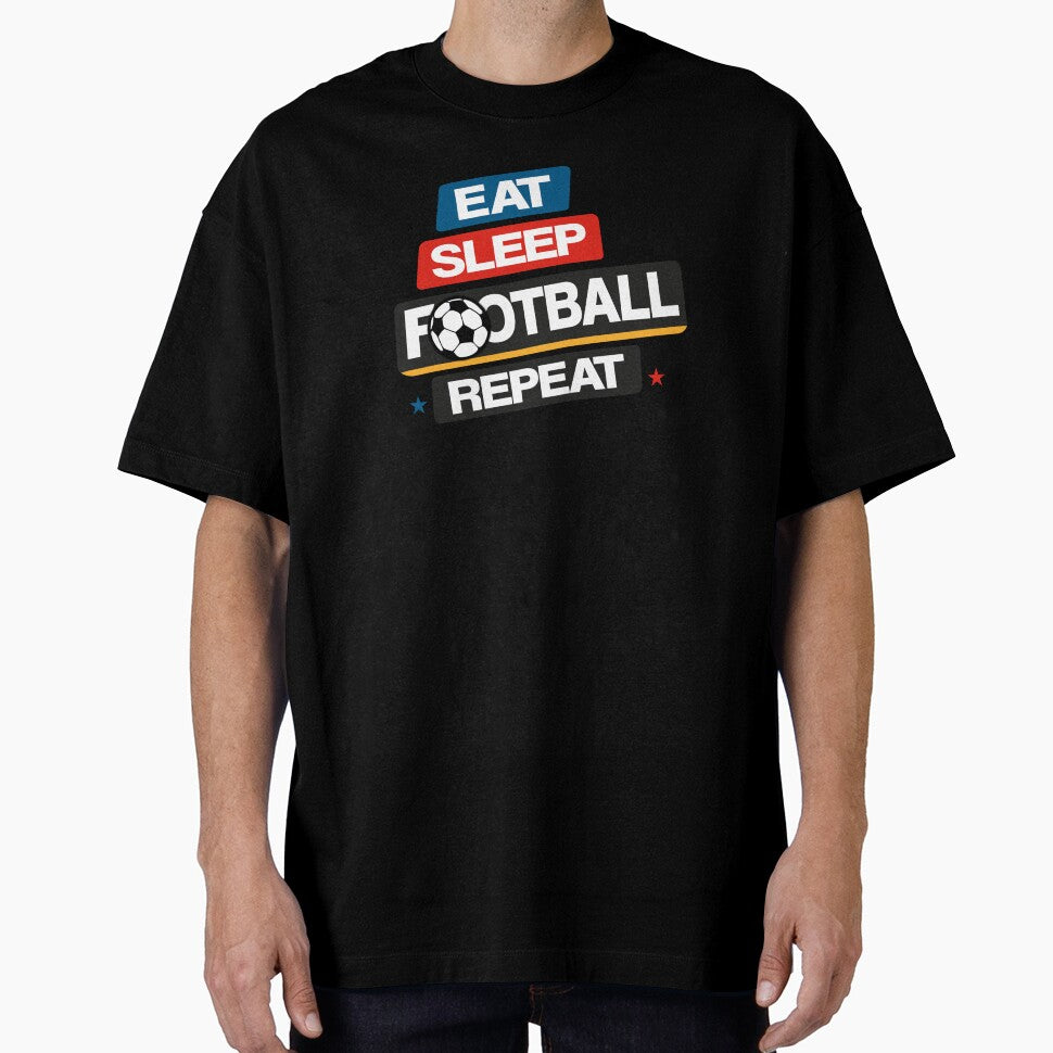 Eat Sleep Football Repeat by FashionHeritage