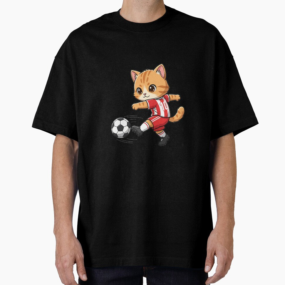 Soccer Player Cat by HoopeStylee