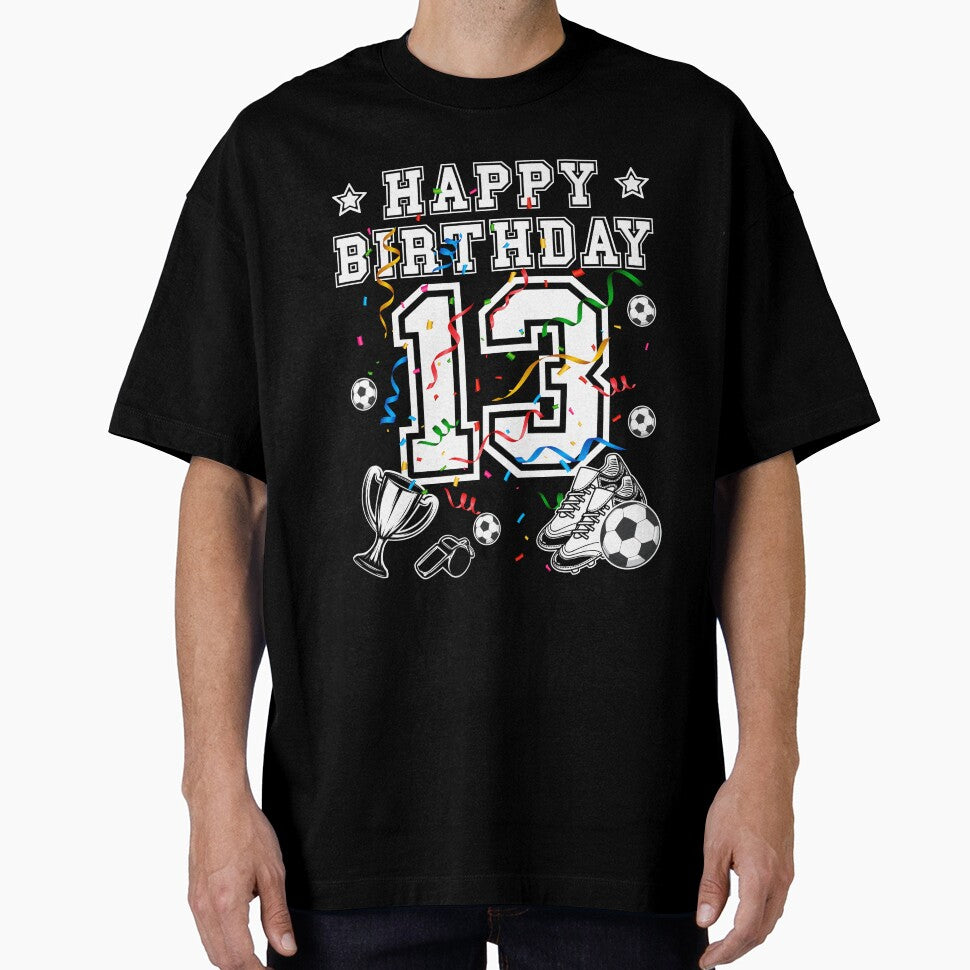 Soccer Birthday 13 Years Soccer jersey Soccer ball by Shirt-Designs