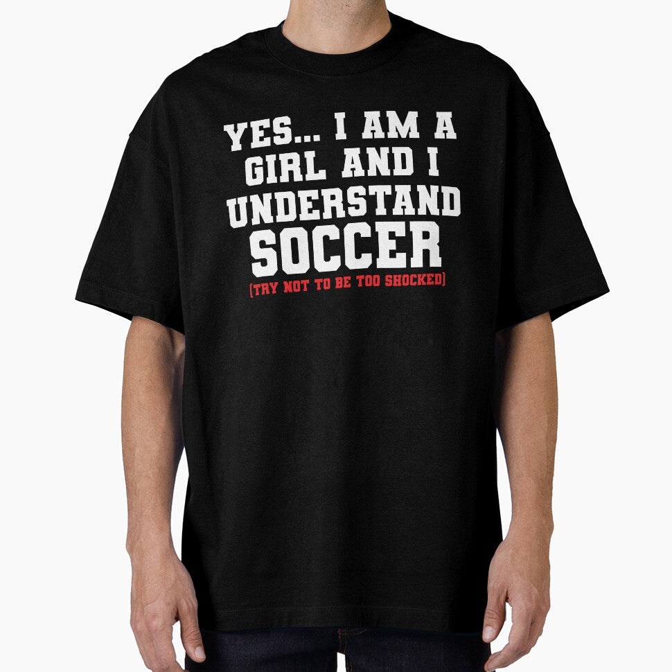 Funny I'm A Girl The Understands Soccer by RoguePixel