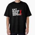Eat Sleep Golf Repeat Idea Gift by PDAG