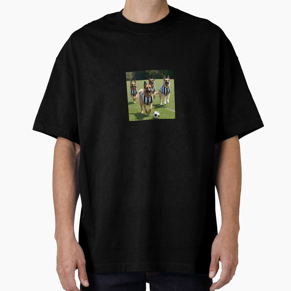 German Shepherds love football too! Soccer and Dog Lovers - Newcastle United - Any dog, any colour by Humour House Designs