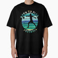 Colorful Retro Born To Play Football Distressed by vineeth