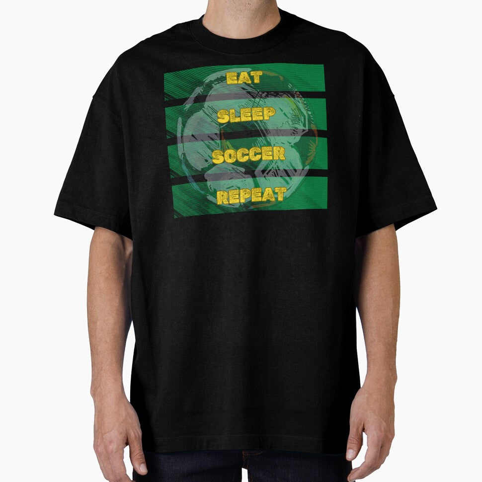 Eat Sleep Soccer Repeat Funny for Soccer Fan by martindesignden