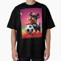 Puppy playing soccer by Colin Bentham