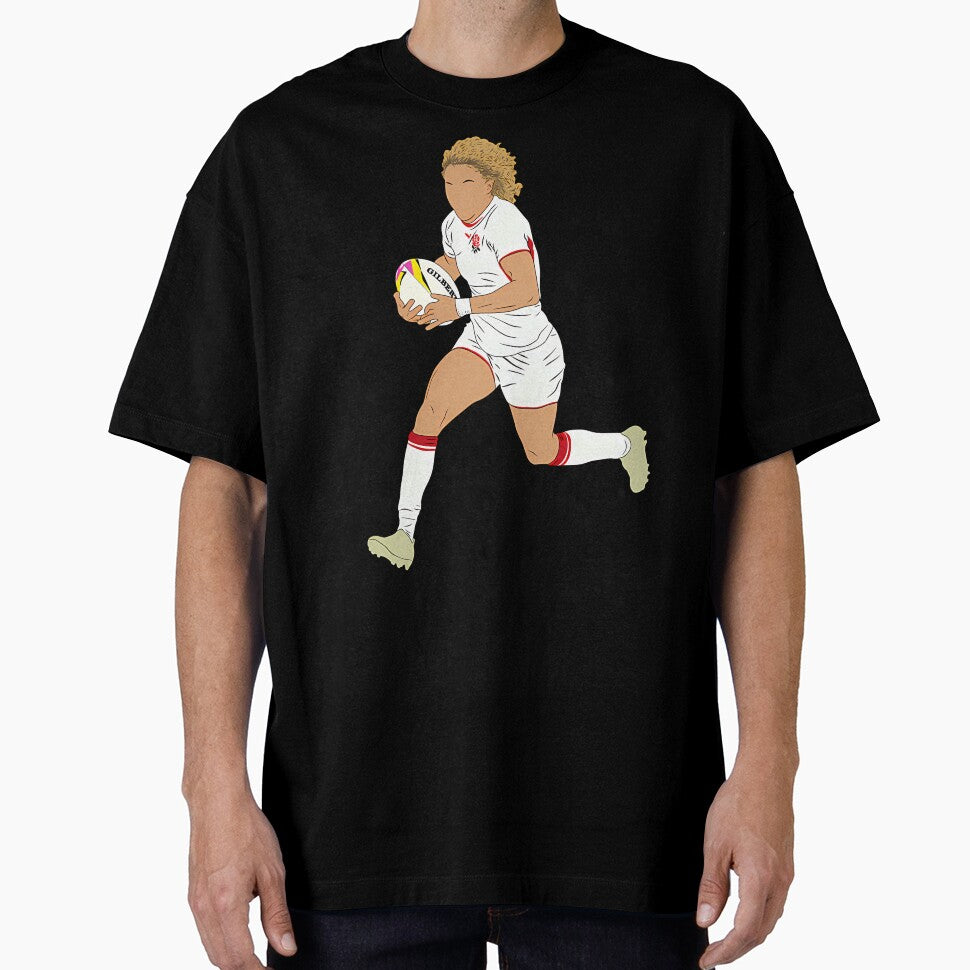 Ellie Kildunne England Rugby Minimalist by BarnesGoldStore