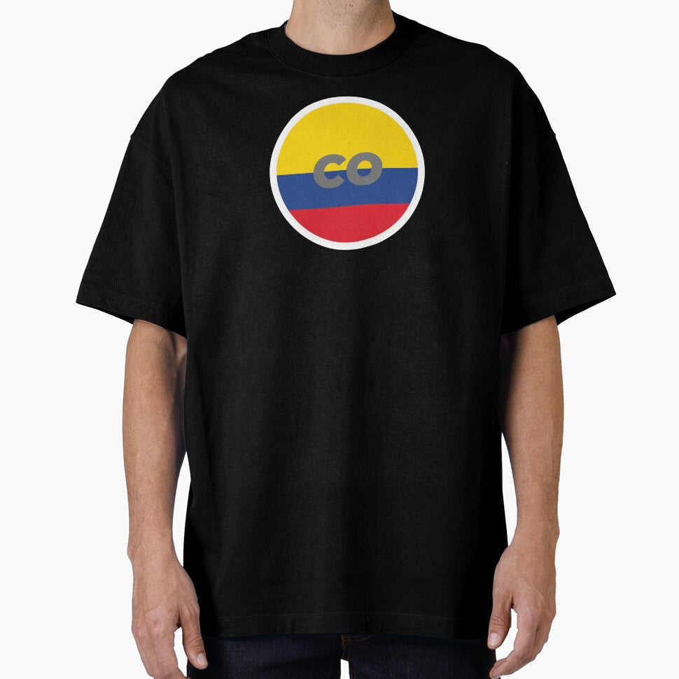 Colombia | Round Flag With Country Code by CarlosAlberto
