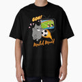 Match Mood Funny Cat and Soccer Goal Fireball by Atlasoloji