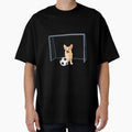 Corgi dog - Football soccer goal by Move-Art