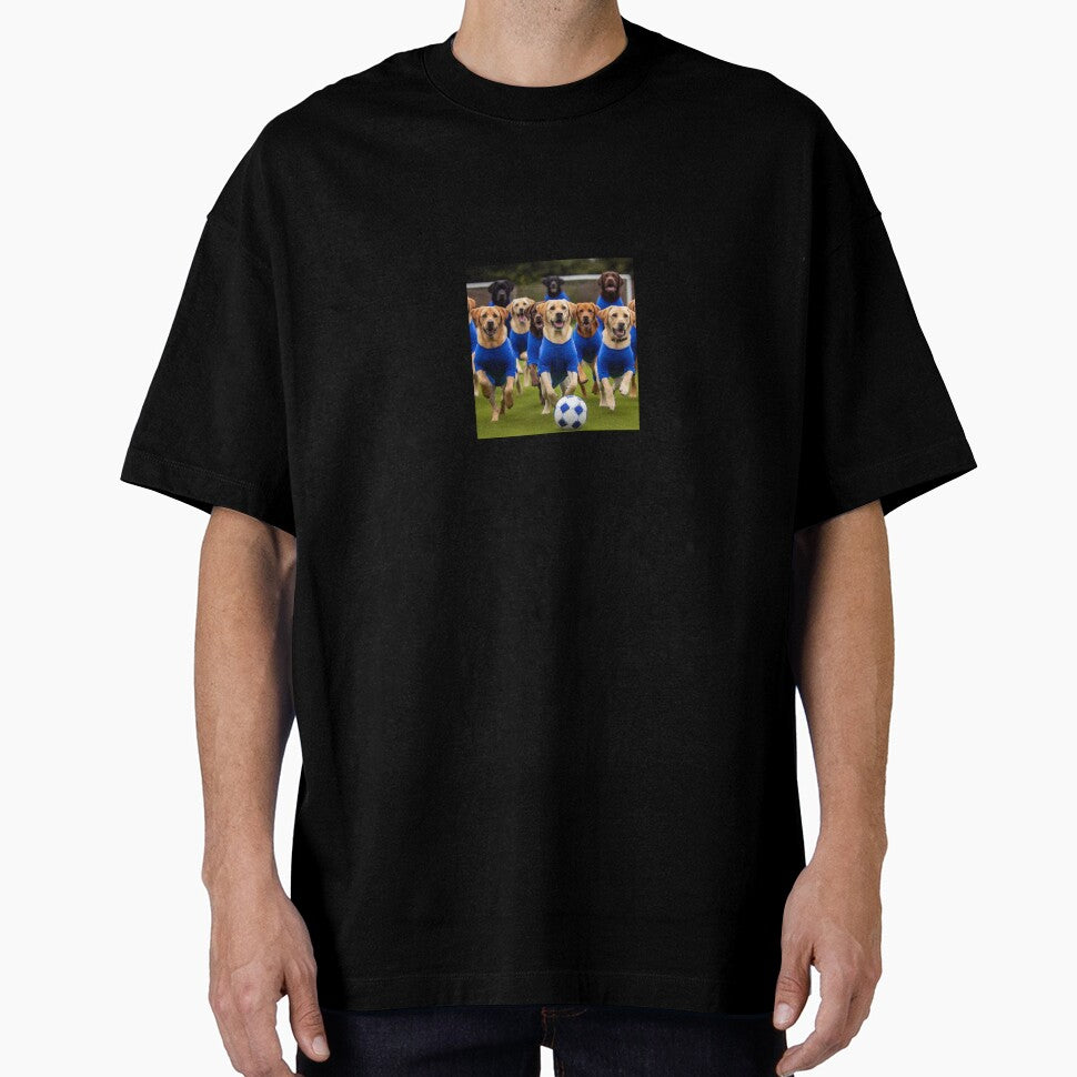Labradors love football too! Soccer and Dog Lovers - Chelsea, Everton, Leicester City, Ipswich Town - Any dog, any colour by Humour House Designs