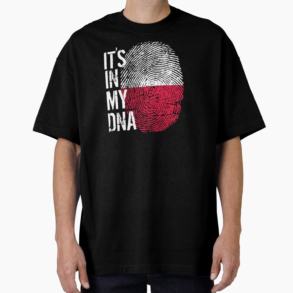 Poland Flag Fingerprint - It's in my DNA Polish by PartyShirts1