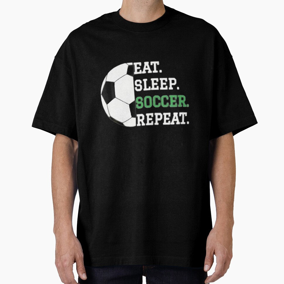 Eat Sleep Soccer Repeat Soccer Player Coach Boys Men by cordfried3h