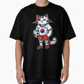 SOUTH KOREA Sports Team: a Cat wearing colours of Korean Flag D20 by PerfectDay2Play