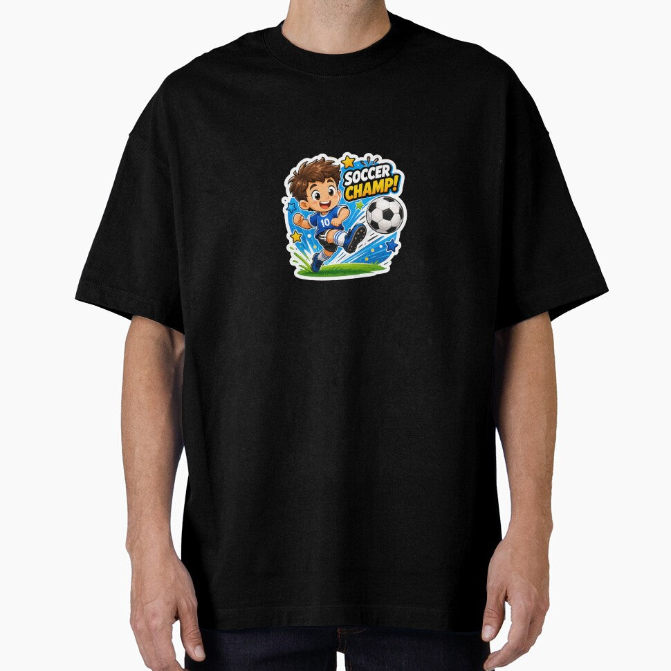 Soccer Champ Cartoon Sticker Art by tommytvkids