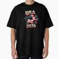USA Soccer with Red White Blue Stars 2026 Cup T-Shirt_83834283 by SubStudio97