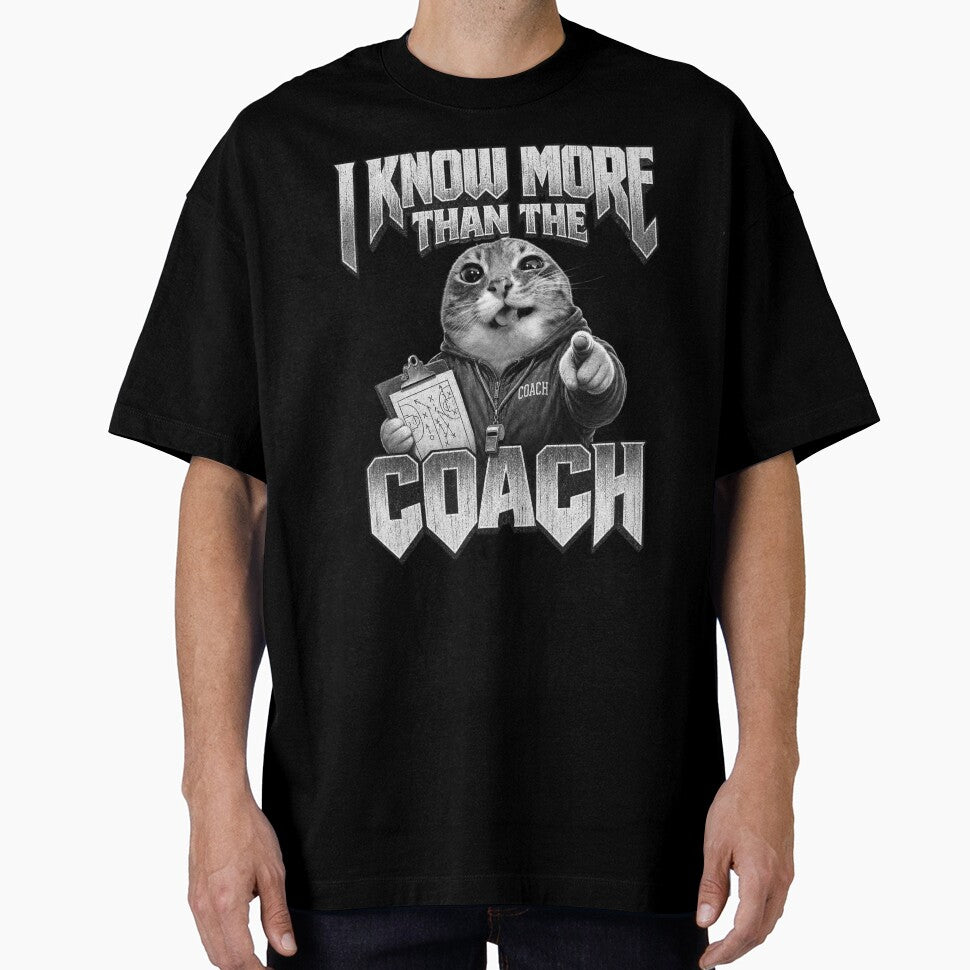 I Know More Than The Coach Funny World Cup 2026 Meme USA Soccer Fan Silly Cat by darkdotsdesigns