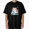 Kawaii Cat With Soccer Ball by CanvasCutie