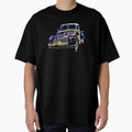 Neon Vintage Chevrolet Pickup Truck Classic Car Art by Moriarty's Digital Visions