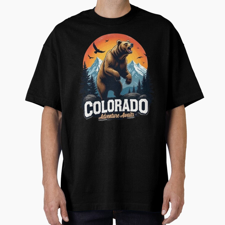 Adventure In Colorado Awaits You Oversized T Shirt Hoodie, Sweatshirt | CoreVibeTees.com