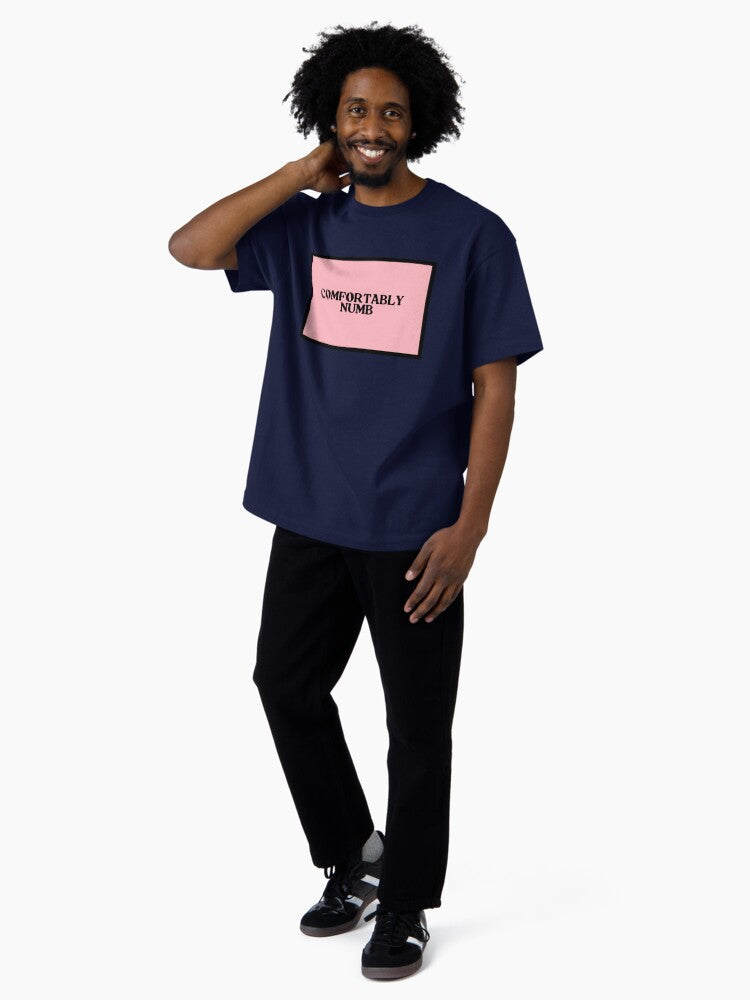 comfortably numb Oversized T-Shirt Hoodie, Sweatshirt | CoreVibeTees.com (Image 4)