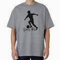 Young Star Soccer Boy Silhouette Athletic Art by AXENT Designs