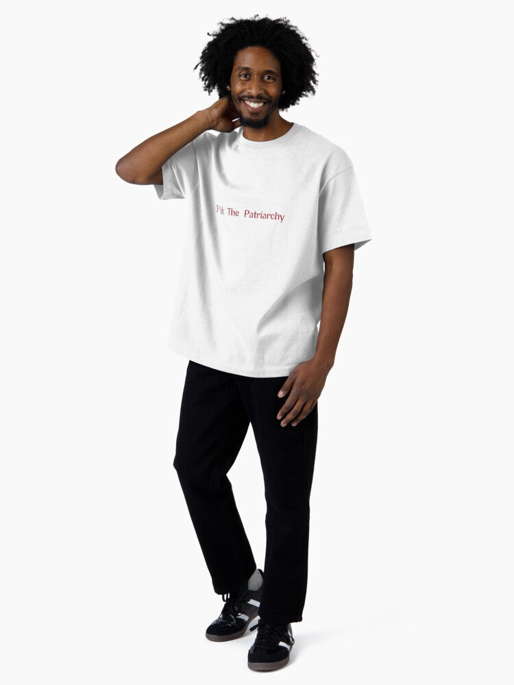 fuck the patriarchy,all too well ,red Oversized T-Shirt Hoodie, Sweatshirt | CoreVibeTees.com (Image 4)
