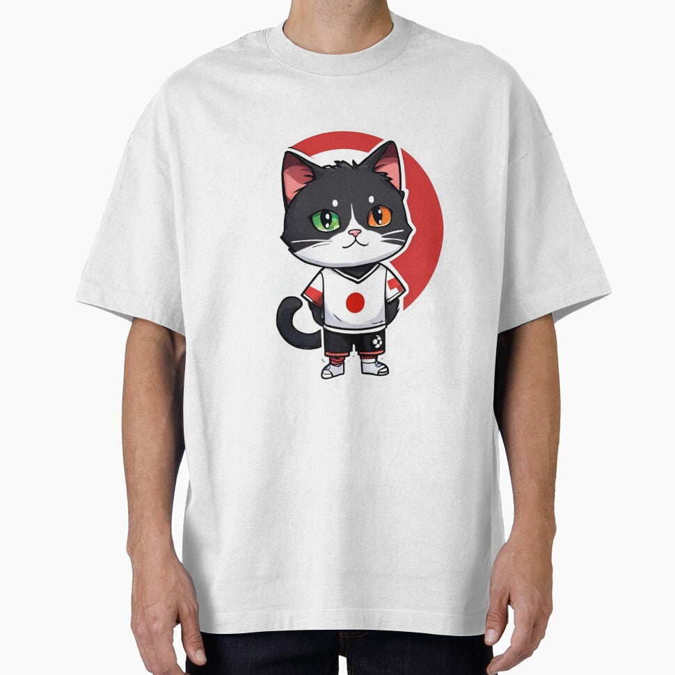 JAPAN Sports Team: a Cat wearing colours of Japanese Flag D18 by PerfectDay2Play