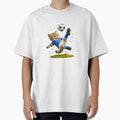 Cute Soccer Cat Bicycle Kick Design - Funny Football Kitten by XingXingJia