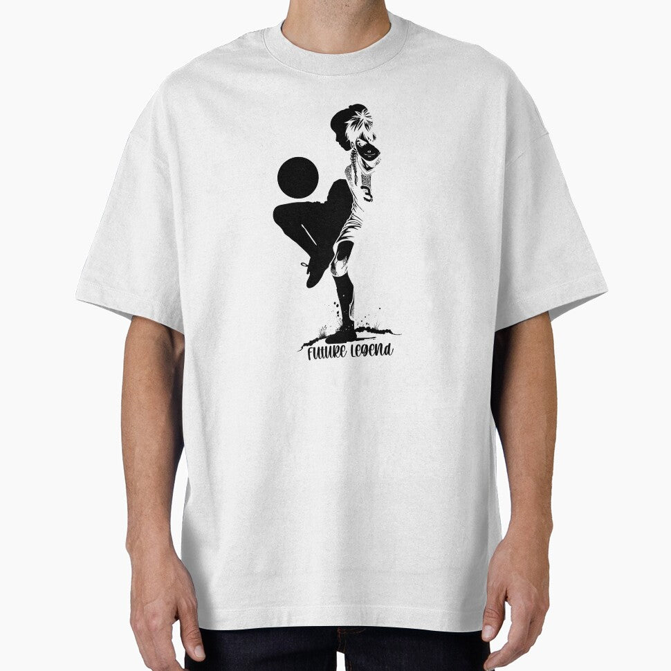 Future Legend Anime Girl Soccer Silhouette Art by AXENT Designs