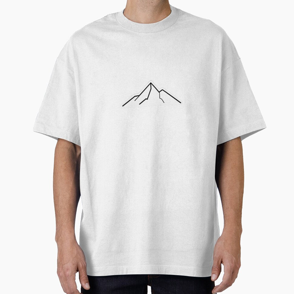 Single Line Mountain Sticker — Minimalist Nature Decal for Laptop Phone and Water Bottle by Stick_It_With_Love