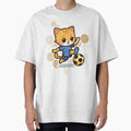 Cute Soccer Cat Funny Football Sticker by iamKRUK