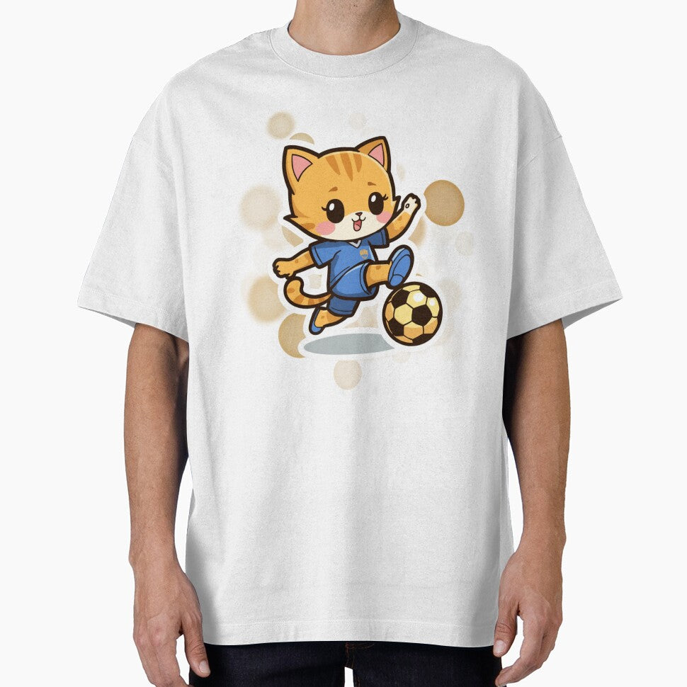 Cute Soccer Cat Funny Football Sticker by iamKRUK