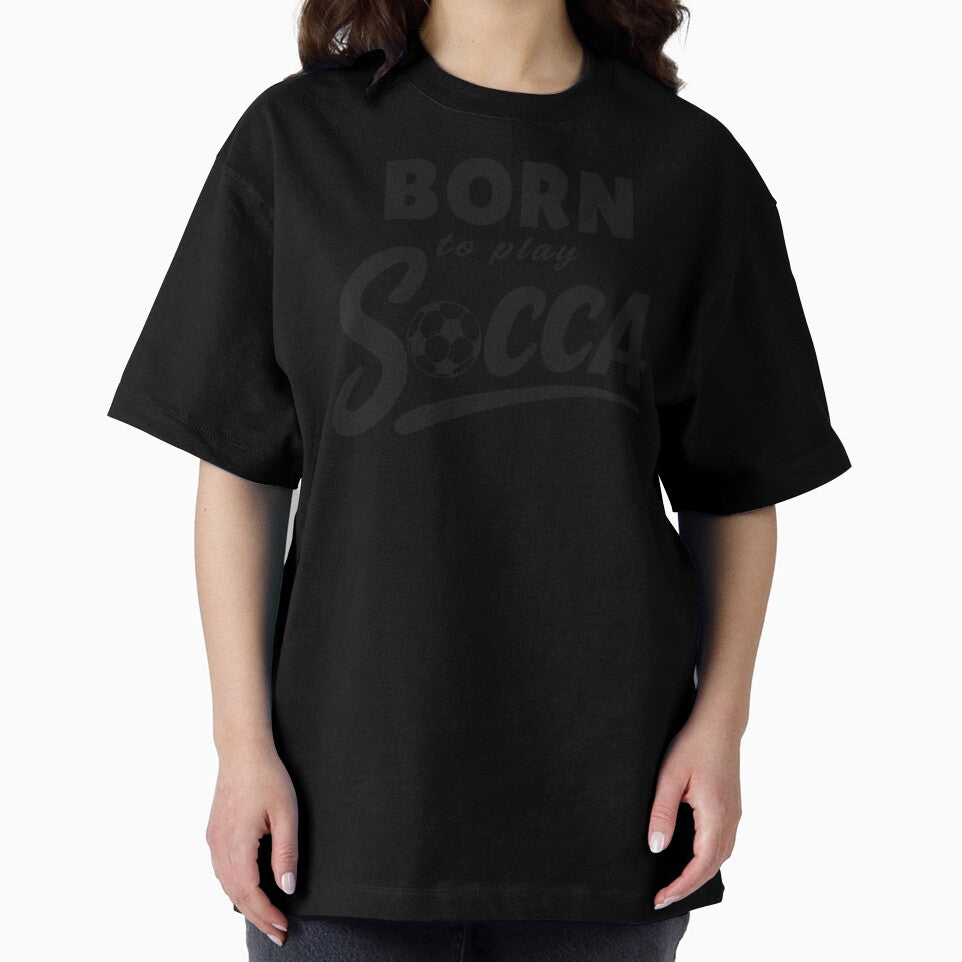 Born To Play Socca by Anniko Art Studio