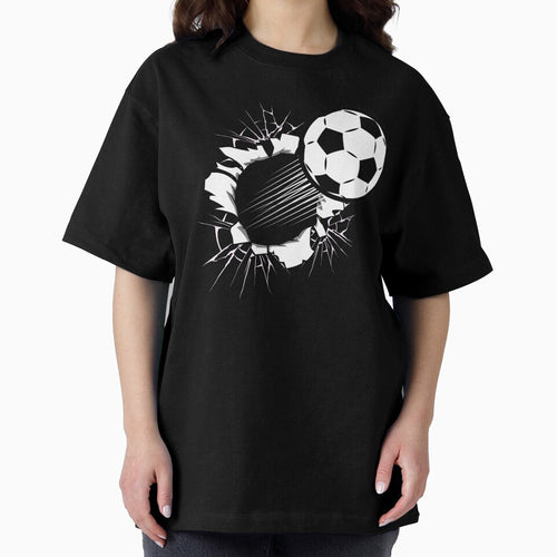 3D Artistic Soccer Ball Blasting Through by The Masked Designer