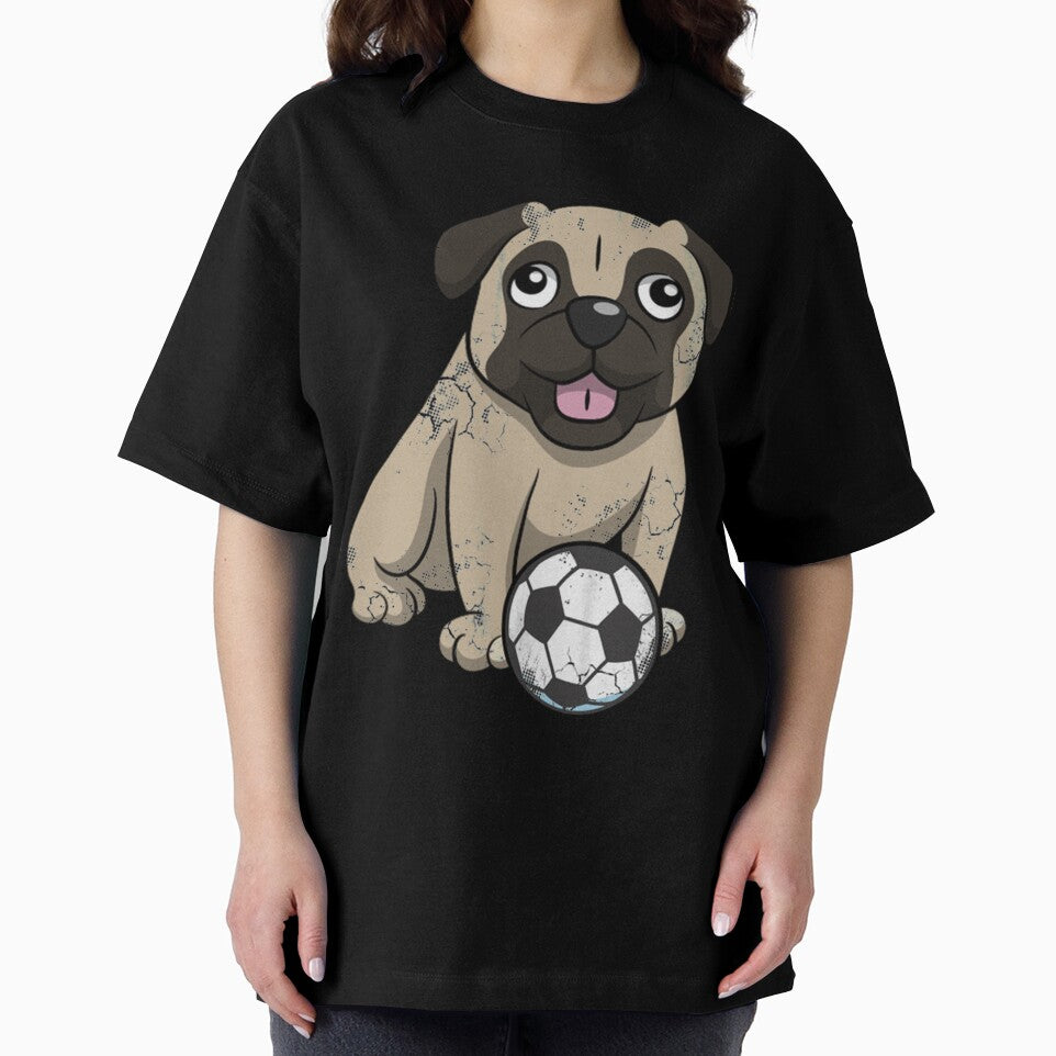 Soccer Pug Dog by IsabellasVintag