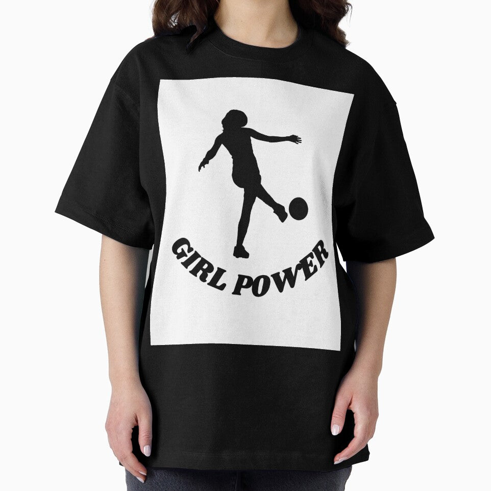 Soccer Girl Power Motivational Quote by HanaiPrint