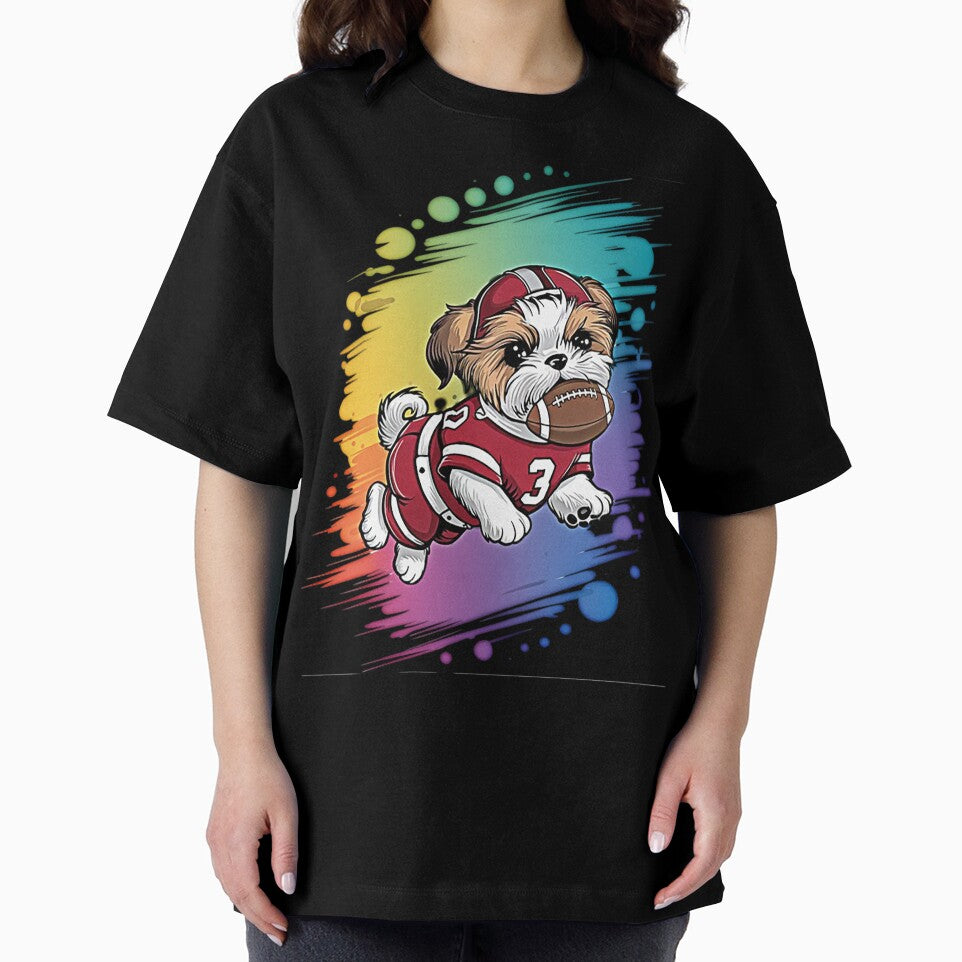Shih Tzu Puppy Playing Football by likbatonboot